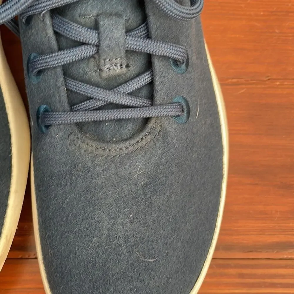Allbirds wool runners felt athletic lace up sneaker trainers sz 10
